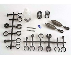 Traxxas 2658 - Big Bore shocks (short) (hard-anodized & PTFE-coated T6 aluminum) (assembled with TiN shafts w/ springs)(f/r)(2) (Note: Assembled with 32mm shafts, 29mm shafts included)