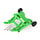 3678A - Wheelie bar, assembled (green) (fits Slash, Bandit®, Rustler®, Stampede® series)