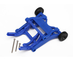 Traxxas 3678X - Wheelie bar, assembled (blue) (fits Slash, Bandit®, Rustler®, Stampede® series)
