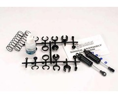 Traxxas 3760 - Ultra Shocks (black) (long) (complete w/ spring pre-load spacers & springs) (front) (2)