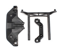 Traxxas 7415X - Body mounts, front & rear/ body post, rear (1)