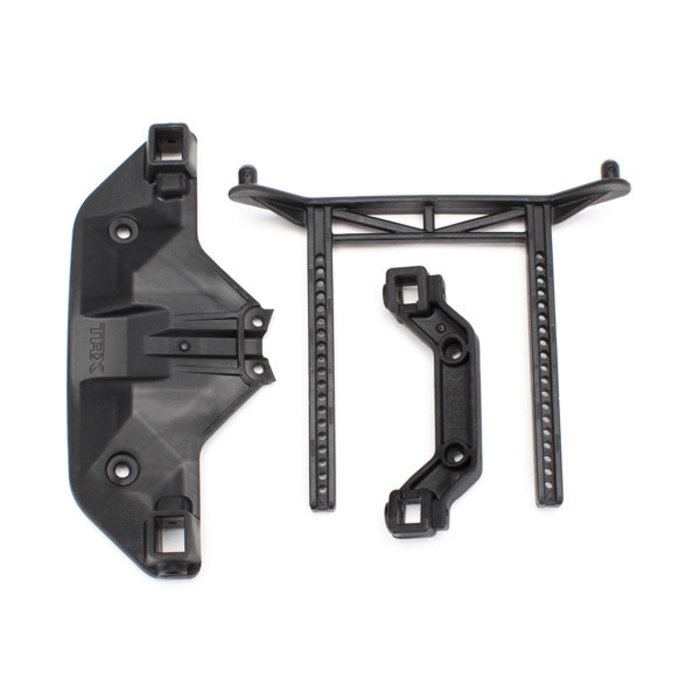 Traxxas 7415X - Body mounts, front & rear/ body post, rear (1)