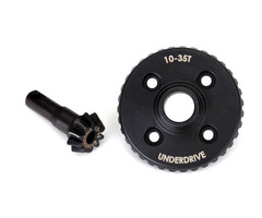 Traxxas 8288 - Ring gear, differential/ pinion gear, differential (underdrive, machined)