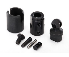 Traxxas 8295 - Output drive, transmission or differential (pin retainer (1)/ drive cup (1)/ drive ball (1)/ drive pin (1)/ 3x11 screw pin (1)/ cross pin (black) (1) 3x6 BCS with threadlock (1))