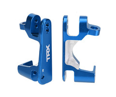 Traxxas 6832X - Caster blocks (c-hubs), 6061-T6 aluminum (blue-anodized), left & right