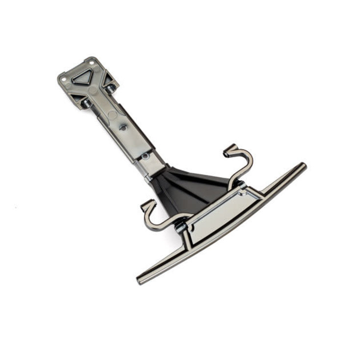 Traxxas 8537X - Skidplate, front (plastic) (satin black chrome-plated)