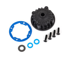 Traxxas 9081 - Housing, center differential/ x-ring gaskets (2)/ 5x10x0.5 PTFE-coated washer/ 2.5x8 CCS (4)