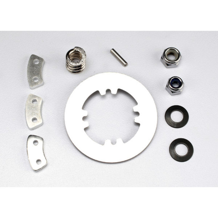 Traxxas 5352R - Rebuild kit (heavy duty), slipper clutch (steel disc/ aluminum friction pads (3)/ spring (1)/ 2x9.8mm pin/ 5x8mm MW/ 5.0mm NL (1)/ 4.0mm NL (1))