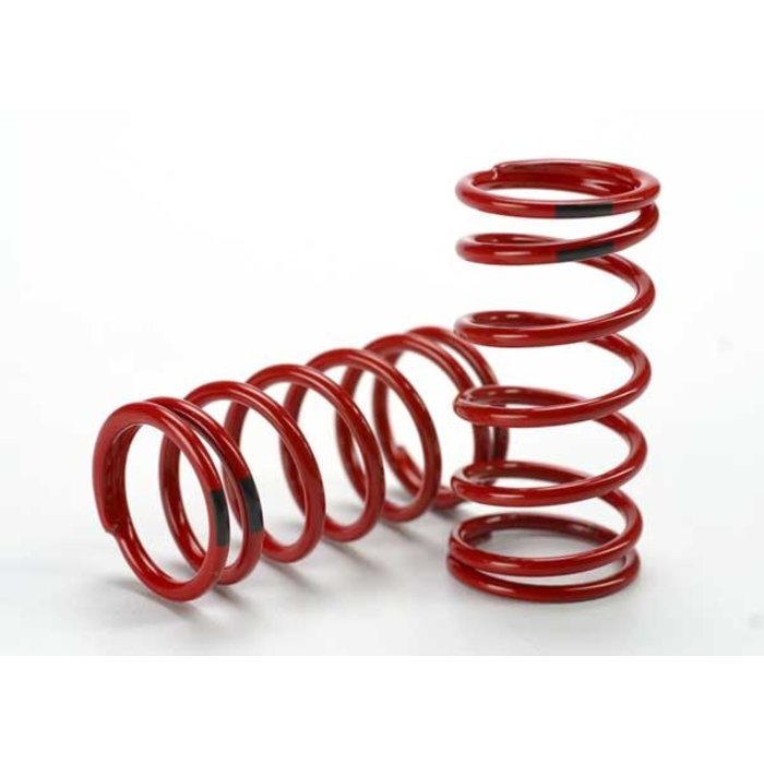 Traxxas 5441 - Spring, shock (red) (GTR) (4.4 rate black) (1 pair)