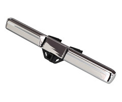 Traxxas 8068 - Bumper, rear (chrome)/ bumper mount/ 3x10 BCS (2)