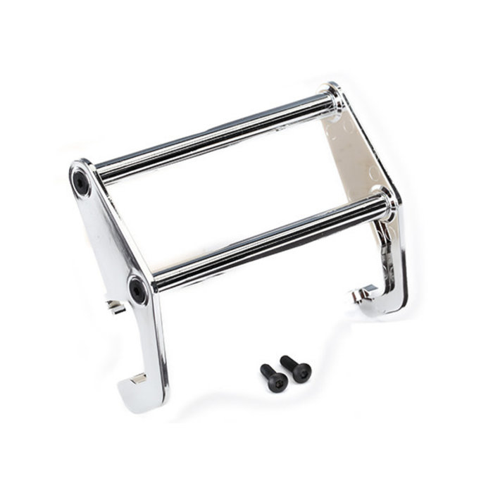 Traxxas 8066 - Push bar, bumper (chrome) (fits #8069 bumper)
