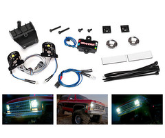 Traxxas 8039 - LED light set (contains headlights, tail lights, side marker lights, distribution block (fits #8130 body, requires #8028 power supply)