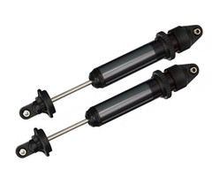 Traxxas 7761A - Shocks, GTX, aluminum (black-anodized) (fully assembled w/o springs) (2)