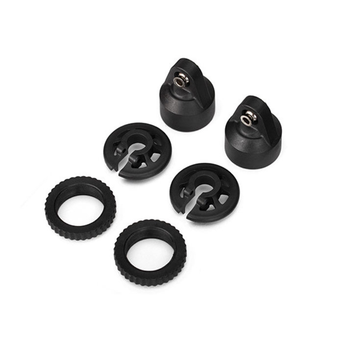 Traxxas 7764 - Shock caps, GTX shocks/ spring perch/ adjusters/ 2.5x14mm CS (2) (for 2 shocks)