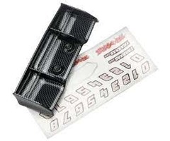 Traxxas 7122G - Wing, 1/16 E-Revo (Exo-carbon finish)/ decal sheet