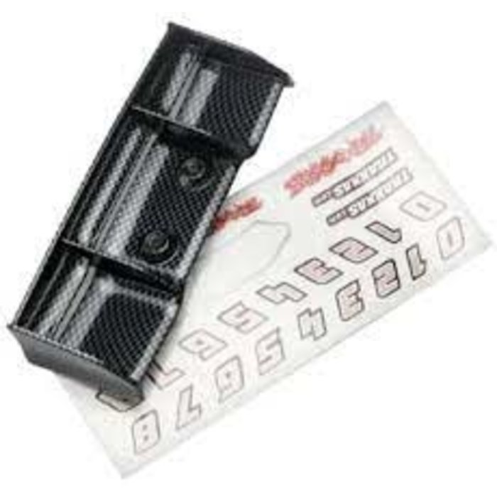 Traxxas 7122G - Wing, 1/16 E-Revo (Exo-carbon finish)/ decal sheet