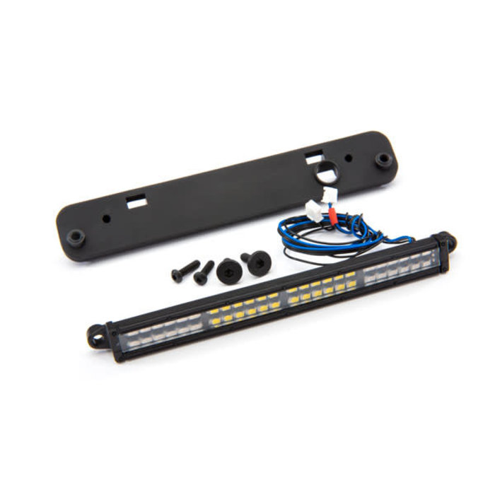Traxxas 7883X - LED light bar, rear, red (with white reverse light) (high-voltage) (24 red LEDs, 24 white LEDs, 100mm wide)/ light bar mount (fits X-Maxx® or Maxx®)