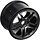 5172A - Wheels, SS (split spoke) 3.8' (black chrome) (2) (use with 17mm splined wheel hubs & nuts, part #5353X) (fits Revo®/T-Maxx®/E-Maxx)