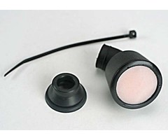 Traxxas 5260 - Air filter housing/ foam insert/ straight base/ angled base/ cable tie (1-each) (TRX® 2.5, 2.5R, 3.3)
