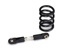 Traxxas 7746X - Steering link, steel/ servo saver spring, heavy duty (use with #2085X metal gear servo)