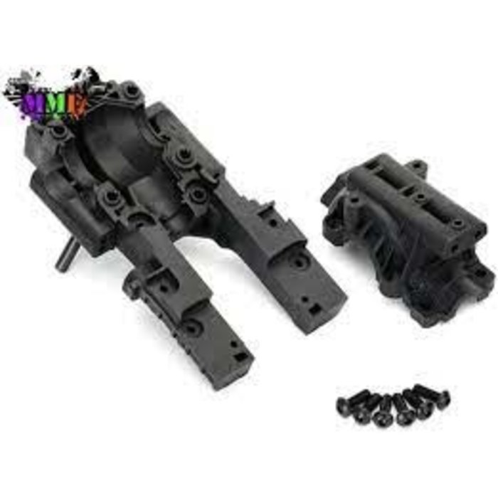 Traxxas 8630 - Bulkhead, front (upper and lower)/ 4x12mm BCS (6) (requires #8622 chassis)