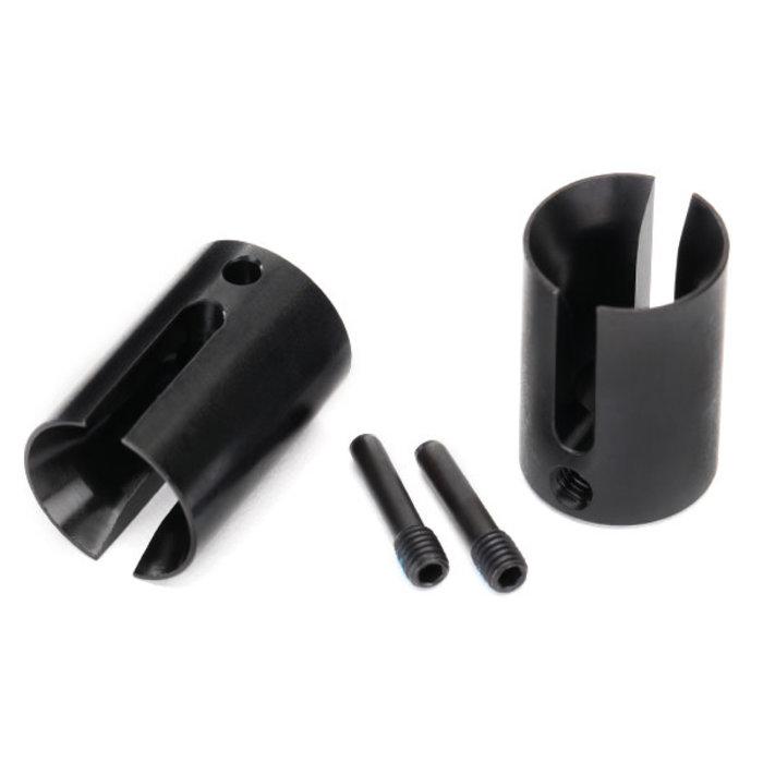 Traxxas 8652 - Machined Steel Drive Cups (2) with Screws