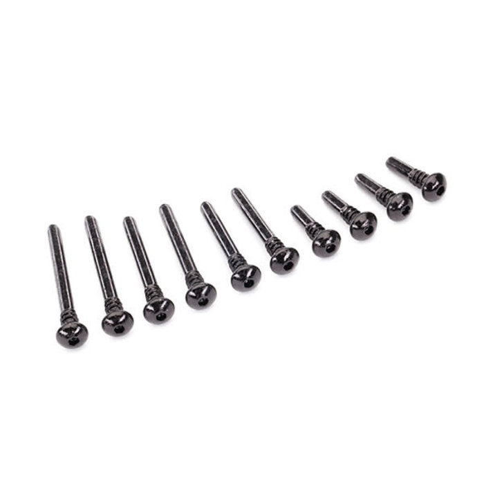 Traxxas 8940 - Suspension screw pin set, front or rear (hardened steel), 4x18mm (4), 4x38mm (2), 4x33mm (2), 4x43mm (2)