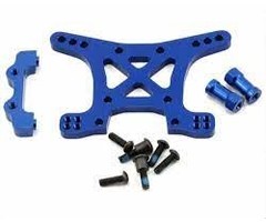 Traxxas 6839X -  Shock tower, front, 7075-T6 aluminum (blue-anodized) (1)/ body mount bracket (1)