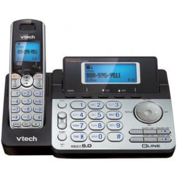 DECT 6.0 2-LINE CORDLESS PHONE