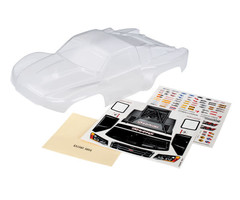Traxxas 6811 - Body, Slash (clear, requires painting)/ window masks/ decal sheet