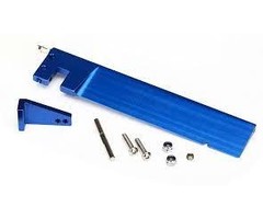 Traxxas 5779 - Blue Aluminum Rudder with Hardware: DCB-M41 Widebody (127.5 mm)/ rudder arm/ hinge pin/ 3x15mm BCS (stainless) (2)/ NL 3.0 (2)/ 4x3mm BCS (stainless, with threadlock) (1)