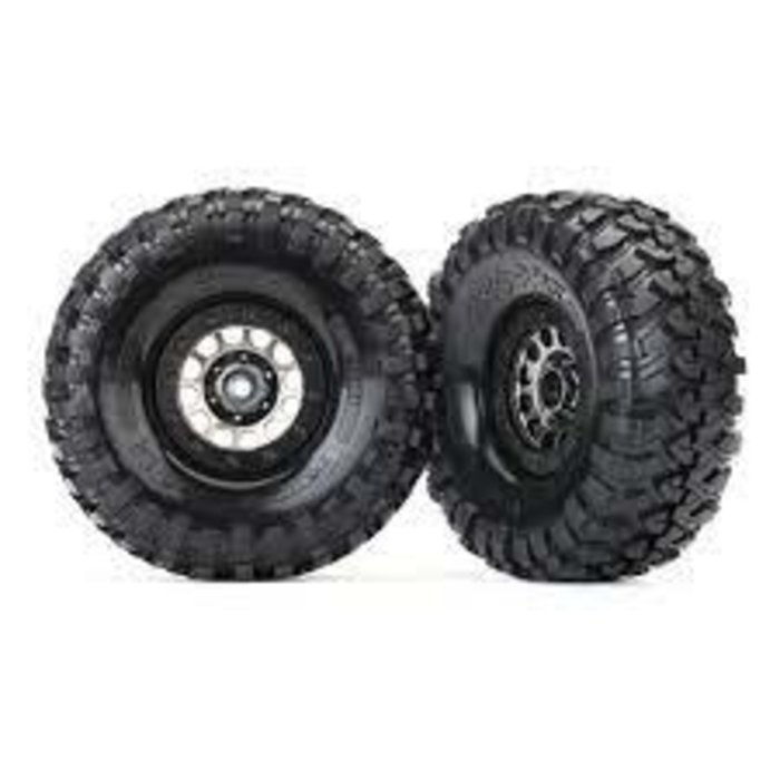 Traxxas 8181 - Tires and wheels, assembled, glued (TRX-4® Sport 2.2” wheels, Canyon Trail 5.3x2.2” tires) (2)