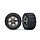 6774X - Tires & wheels, assembled, glued (2.8") (RXT black chrome wheels, Talon Extreme tires, foam inserts) (2WD electric rear) (2) (TSM rated)