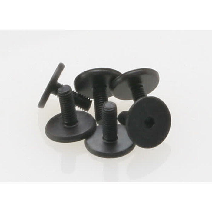 Traxxas 3931 - Screws, 3x8mm flat-head machine (hex drive) (6)
