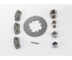 Traxxas 5552X - Rebuild kit, slipper clutch (steel disc/ friction pads (3)/ spring (2)/ pin/ 4.0mm NL (1)/ 5.0mm NL (1))