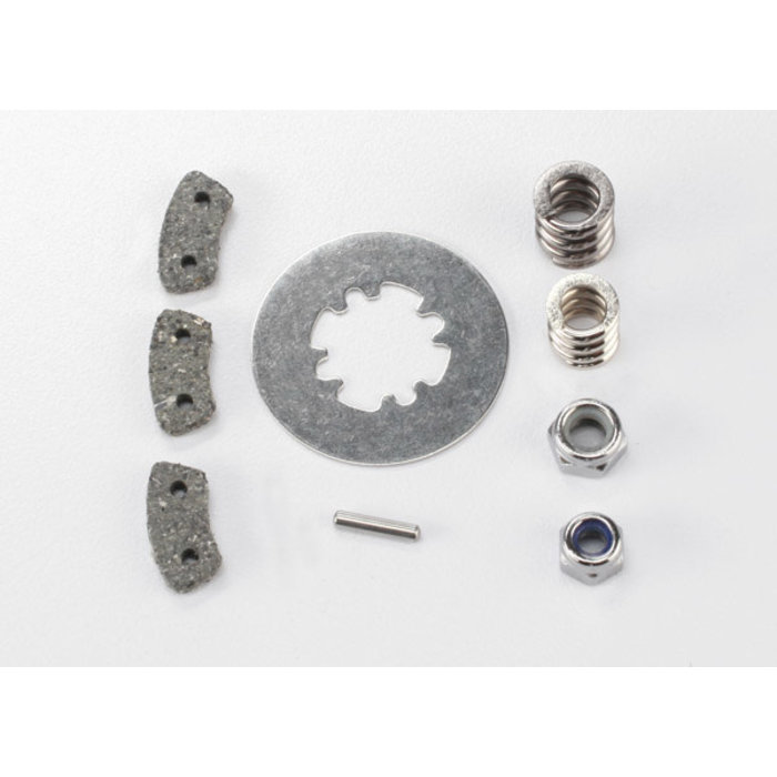 Traxxas 5552X - Rebuild kit, slipper clutch (steel disc/ friction pads (3)/ spring (2)/ pin/ 4.0mm NL (1)/ 5.0mm NL (1))