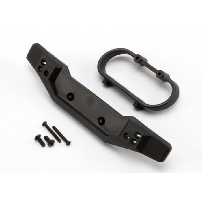 Traxxas 5636 - Bumper, rear/ bumper mount, rear/ 4x10mm BCS (2)/ 3x25mm BCS (2)