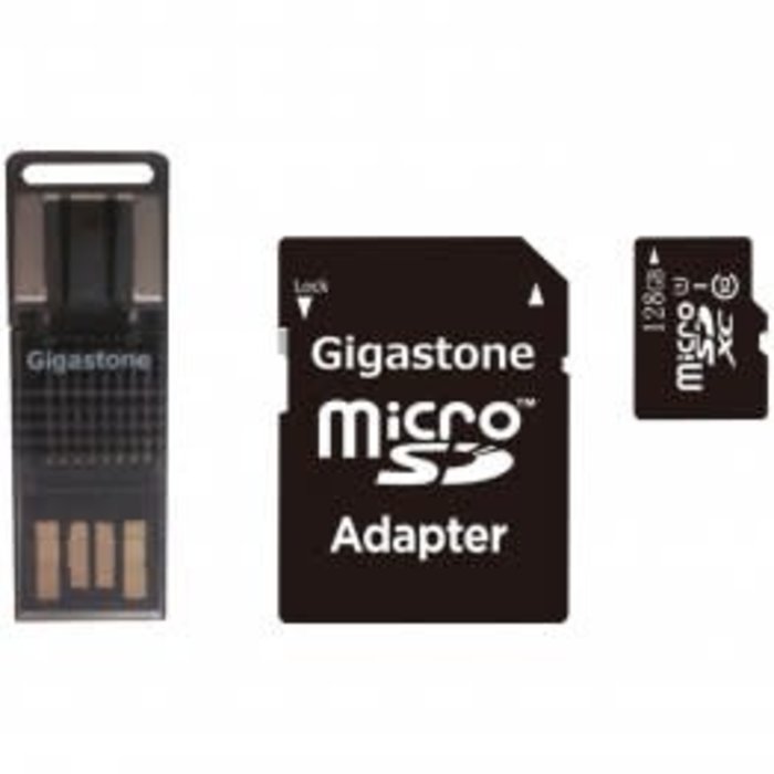 GIGS4IN1128GBR - Prime Series MicroSD™ Card 4-in-1 Kit (128GB)