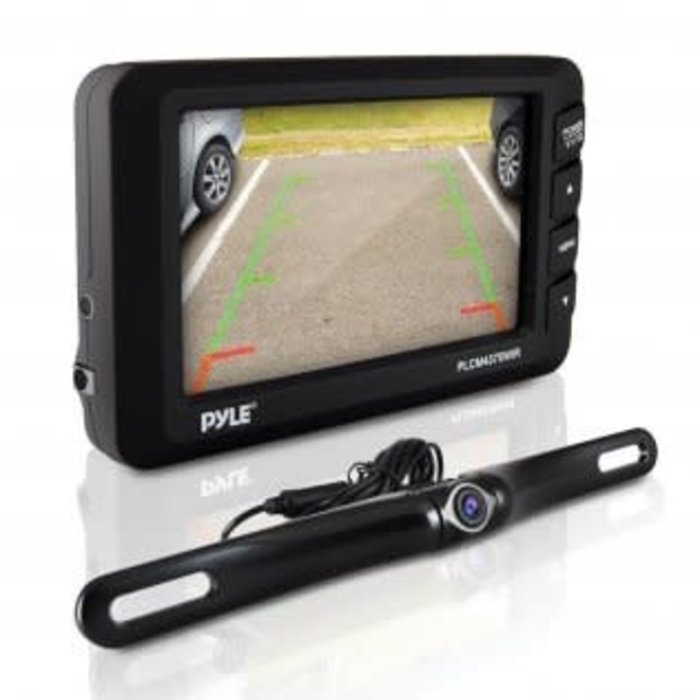 PLCM4375WIR - 4.3" LCD Monitor & Wireless Backup Camera with Parking/Reverse Assist System