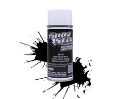Spaz Stix SZX00119 - High Gloss Black/Backer, Aerosol Paint, 3.5oz Can