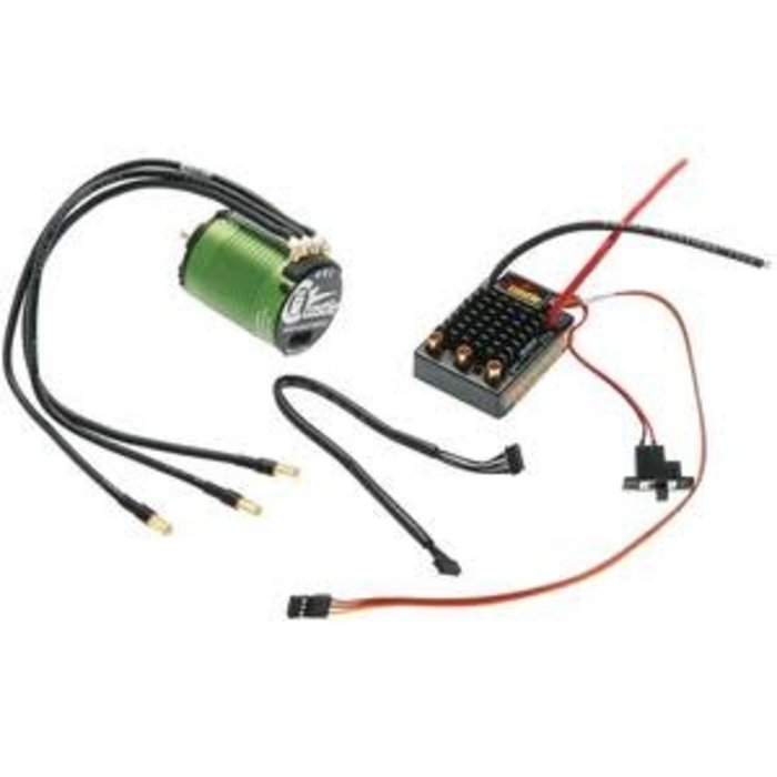 CASTLE CREATIONS CSE010-0115-06 - SV3 Sidewinder Waterproof 12V ESC & 1406-5700kv Sensored Motor Combo, 1/10 Scale