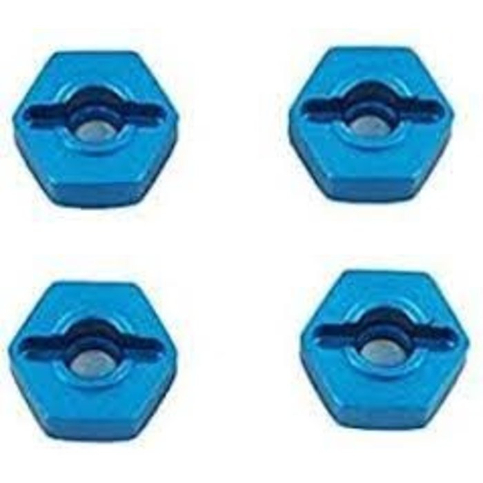 Redcat Racing 02134B - Aluminum Wheel Hex(Blue)(12mm)(4pc)