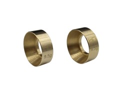 HOT RACING HRASXTF2612H - 9.5g Brass KMC Machete Wheel Weights, for Axial SCX24