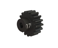 Traxxas 3947X - Gear, 17-T pinion (32-p), heavy duty (machined, hardened steel) (fits 3mm shaft)/ set screw