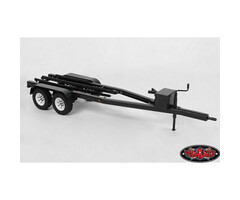 INTEGY C27640BLACK - Machined Alloy Dual Axle Boat Trailer Kit for 1/10 Scale RC 670x190x160mm C27640BLACK
