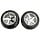 3773 -  Tires & wheels, assembled, glued (All Star chrome wheels, Anaconda® tires, foam inserts) (electric rear) (1 Left, 1 Right)