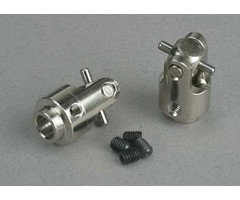 Traxxas 4628X - Differential output yokes, hardened steel (w/ U-joints) (2)