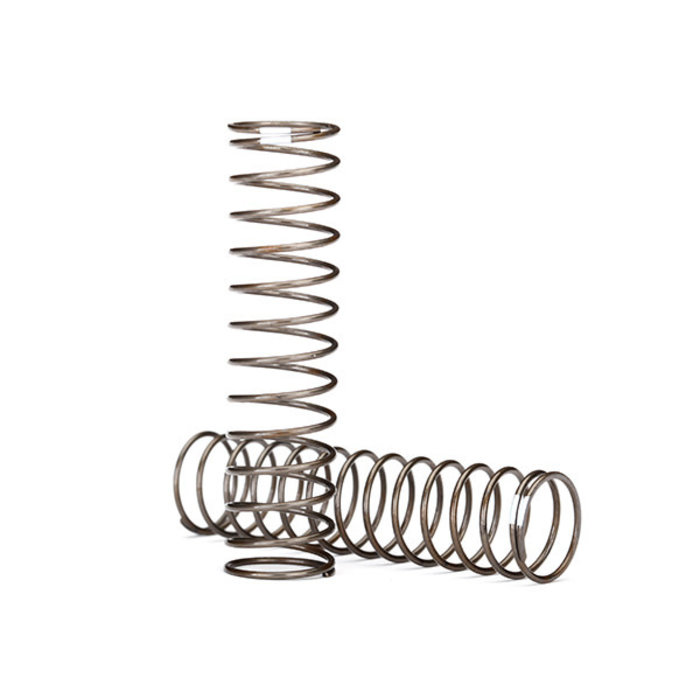 Traxxas 8043 - Springs, shock (natural finish) (GTS) (0.30 rate, white stripe) (2)