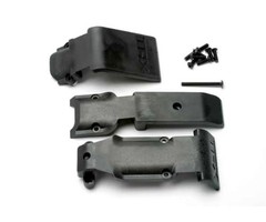 Traxxas 5337 - Skid plate set, front (2 pieces, plastic)/ skid plate, rear (1 piece, plastic)