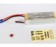 Pit Bull Xtreme RC PBTPBB8A80C4S2P - Pure Gold 80c 4s2p 8000mAh 14.8V Softcase Lipo Battery, w/ LED Battery Check - EC5 +Deans Plug